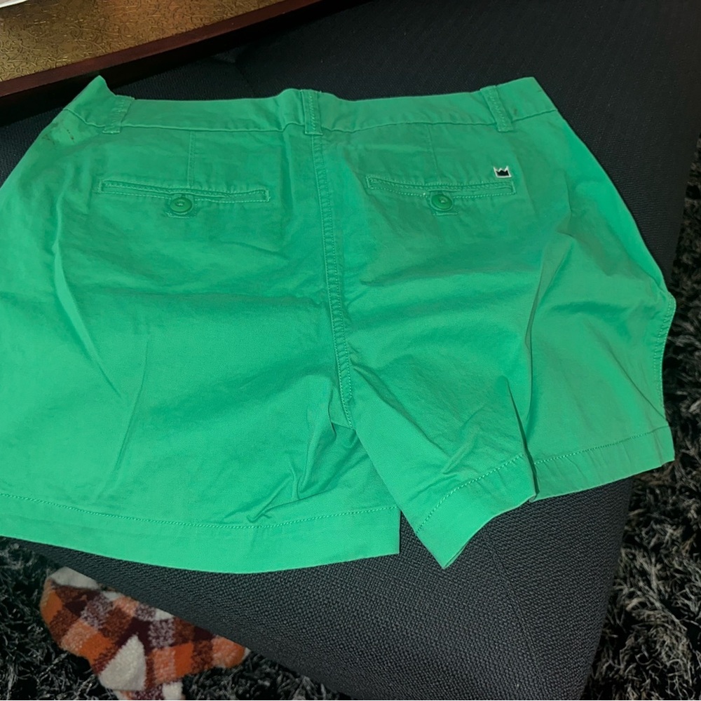 Crown & Ivy Vibrant Green Women's Bermudas - Picture 3 of 4